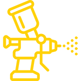 Бесконтактная покраска после очистки поверхности